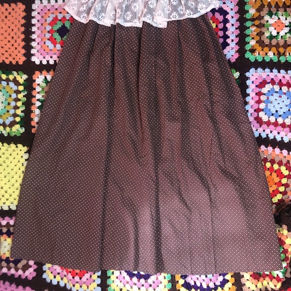 1960 Gunne Sax Style Poof Sleeve Dress - Picture 5 of 8